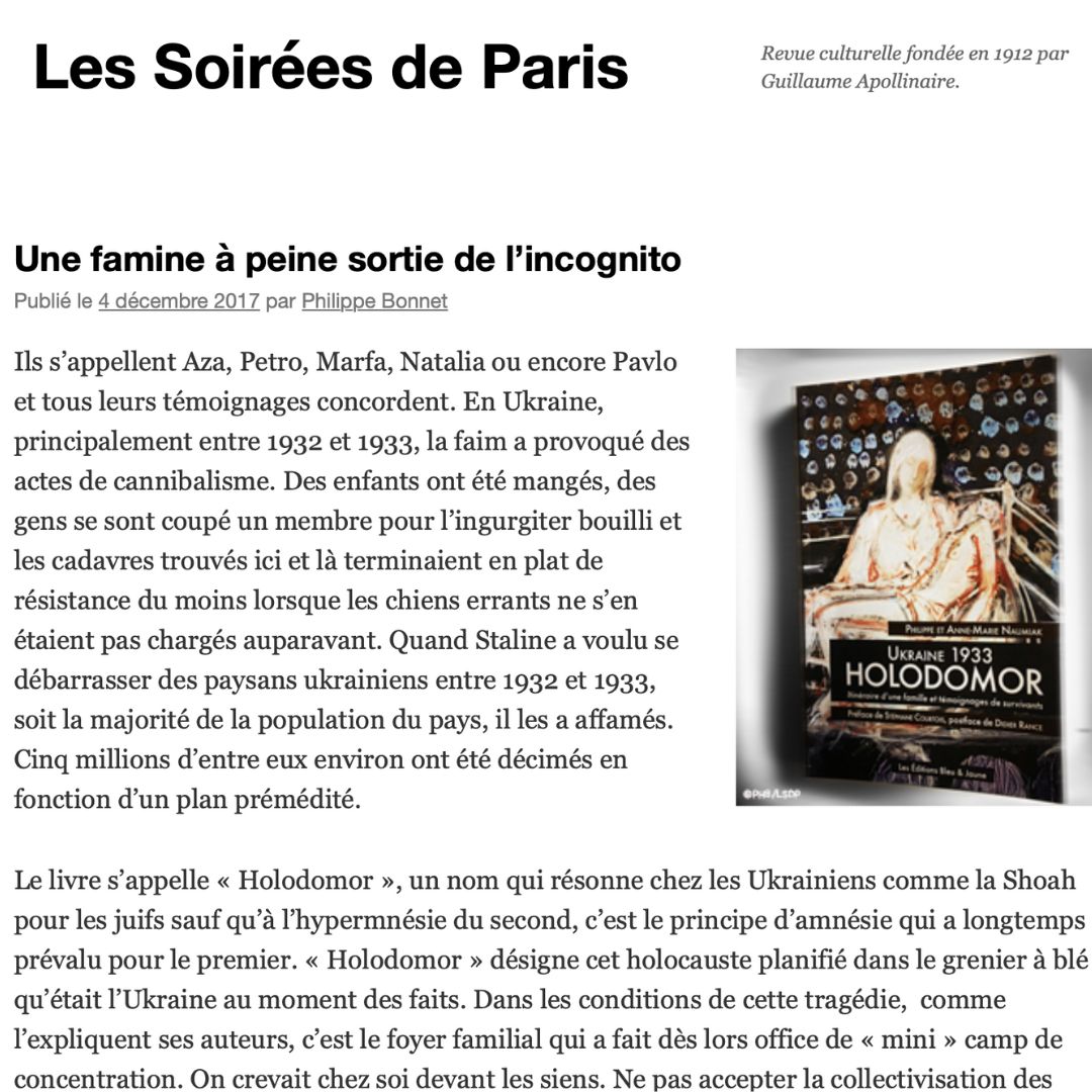 You are currently viewing Les soirées de Paris – Une famine à peine sortie de l’incognito