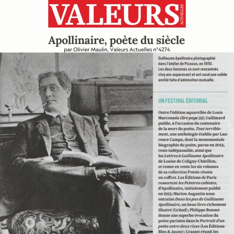 Guillaume Apollinaire_Valeurs actuelles