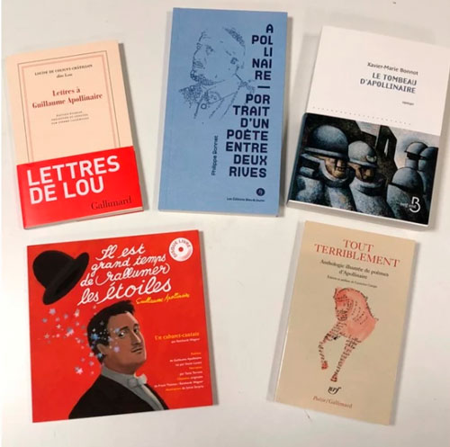 You are currently viewing Terrible et touchant, Guillaume APOLLINAIRE en 5 livres (par Antoine OURY, ACTUALITTÉ)