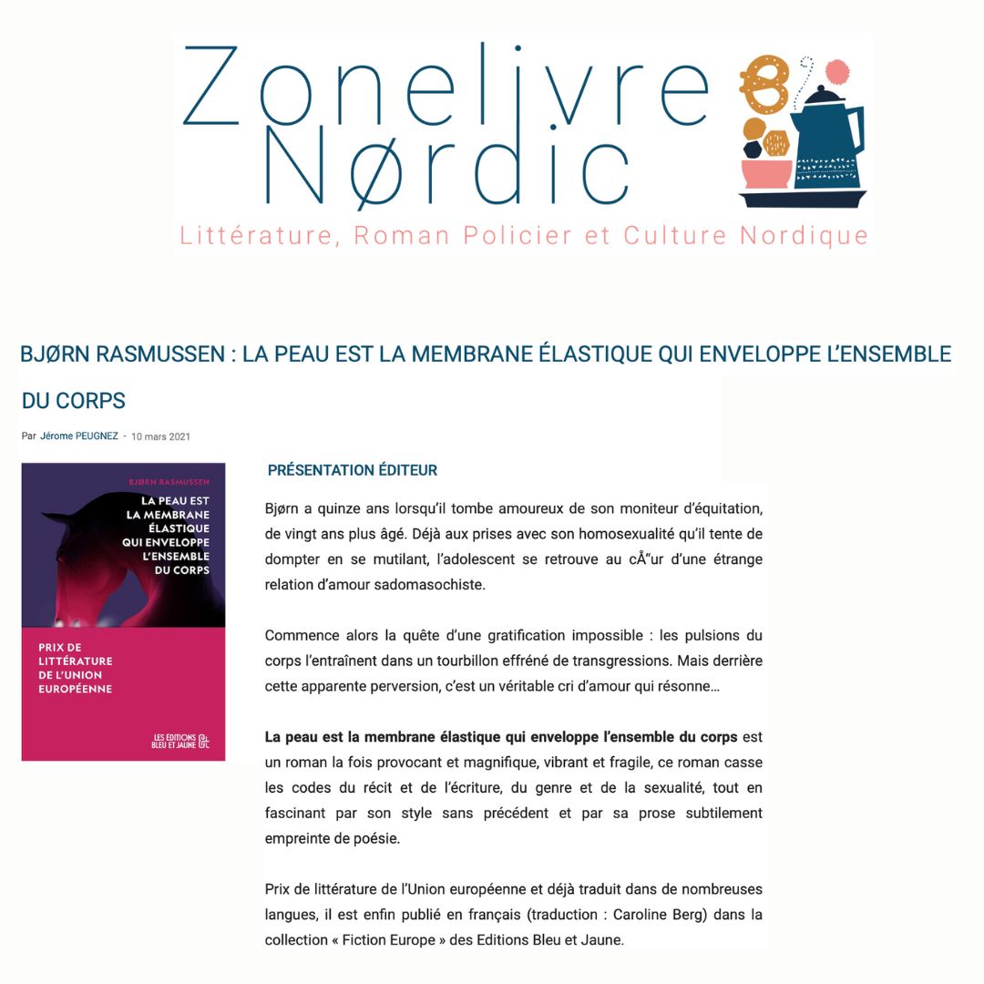 You are currently viewing ZONELIVRE NORDIC – La peau de Bjorn Rasmussen