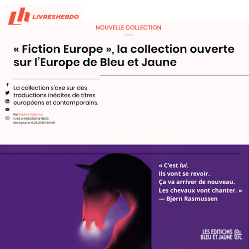 You are currently viewing Collection “Fiction Europe” (Livreshebdo)
