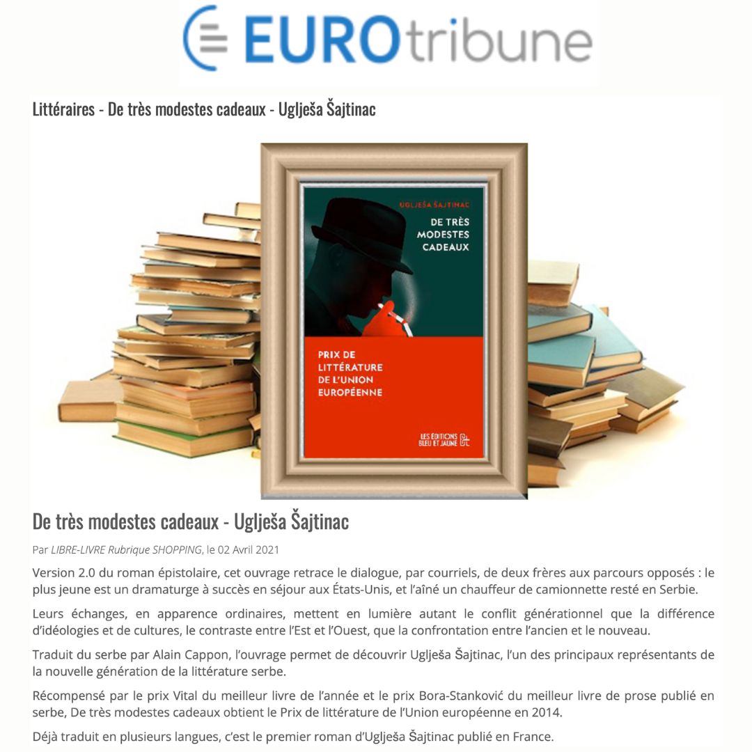Eurotribune - De très modestes cadeaux 1 You are currently viewing Eurotribune – De très modestes cadeaux