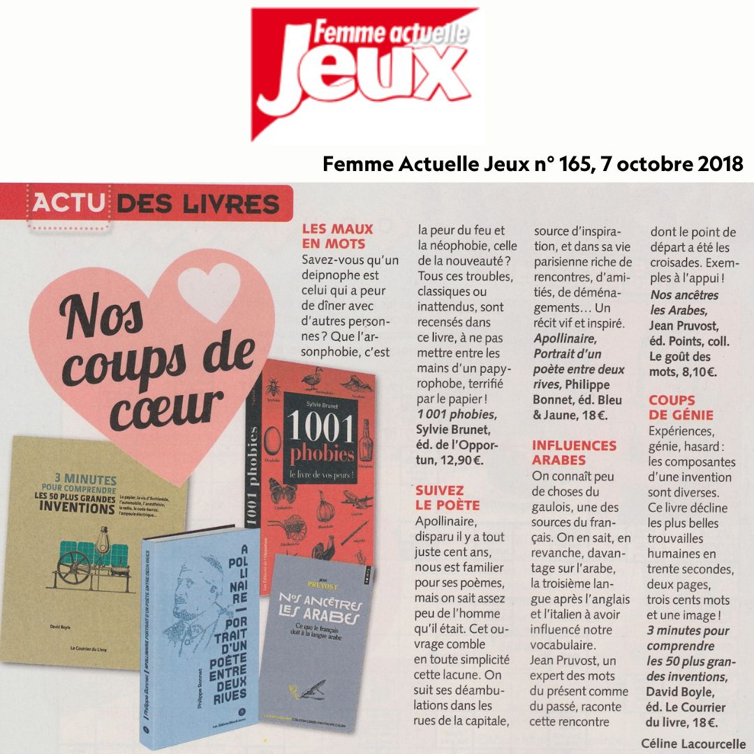 You are currently viewing Femme Actuelle Jeux – Actu des livres : nos coups de cœur